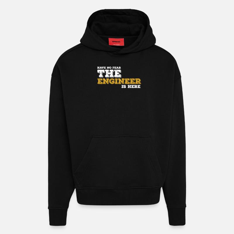Ingenieur Engineer Techniker Geschenk Idee - Hoodie- made by SPREAD  - SOLID BLACK