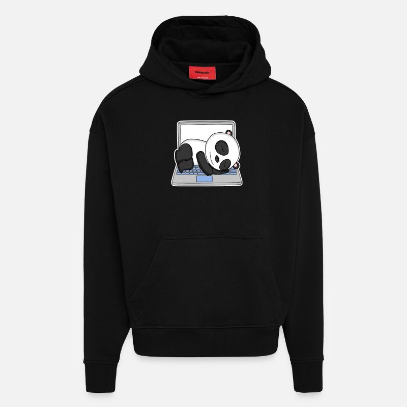 Computer Nerd Programmierer Herren Geschenk - Hoodie- made by SPREAD  - SOLID BLACK