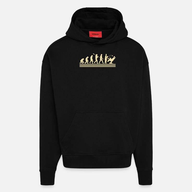 Zahnarzt-evolution - Hoodie- made by SPREAD  - SOLID BLACK