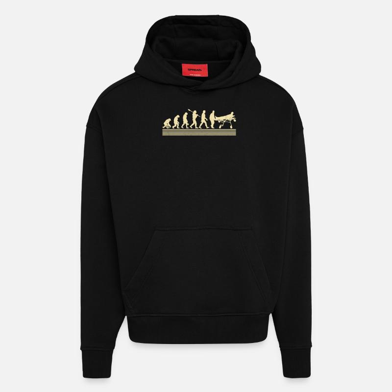 Sanitäter-evolution - Hoodie- made by SPREAD  - SOLID BLACK