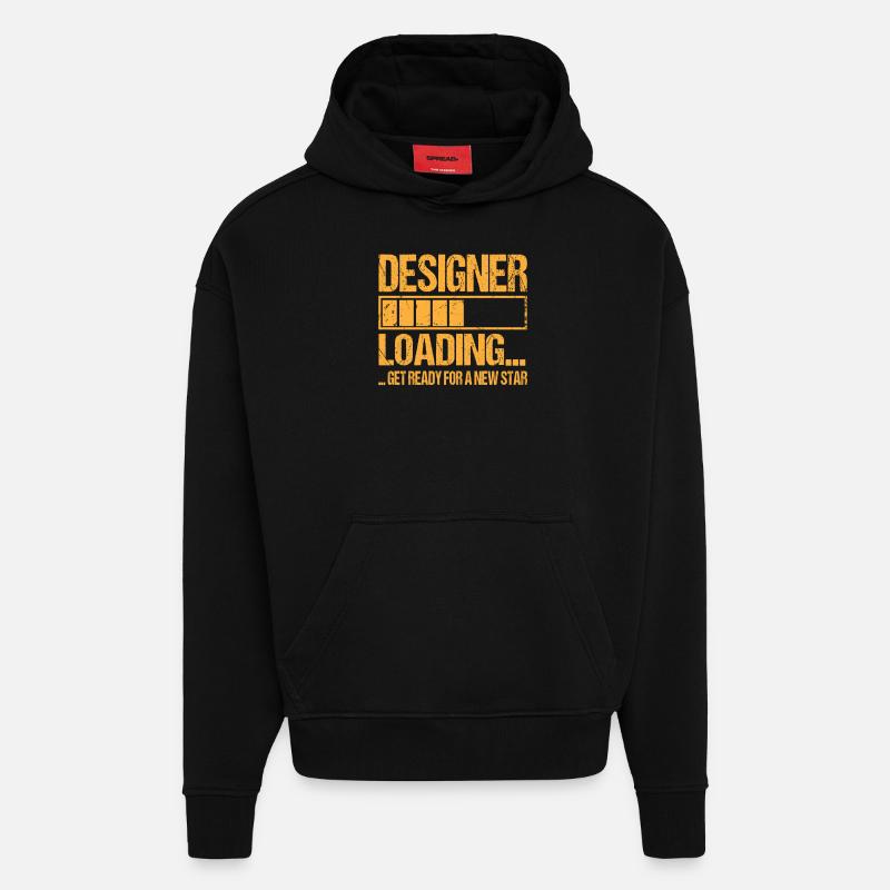 Designer loading Designer Training - Hoodie- made by SPREAD  - SOLID BLACK
