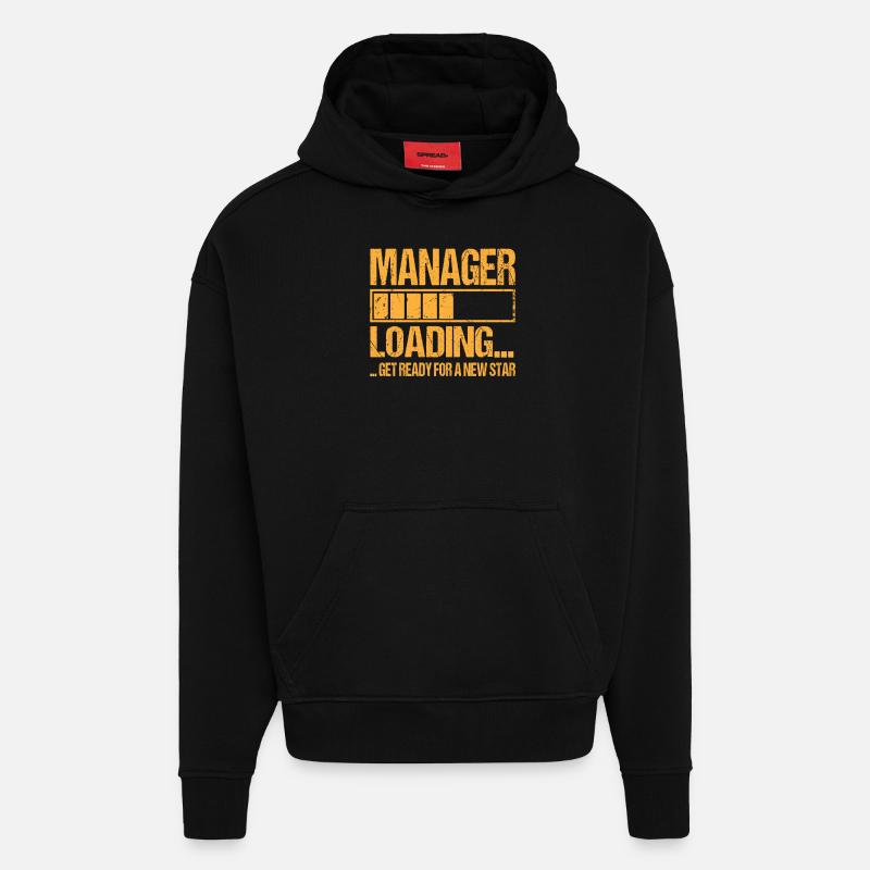 Manager loading Manager Training - Hoodie- made by SPREAD  - SOLID BLACK
