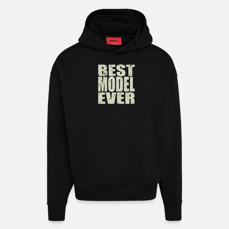 Best Model ever Model Geschenk - Hoodie- made by SPREAD - SOLID BLACK