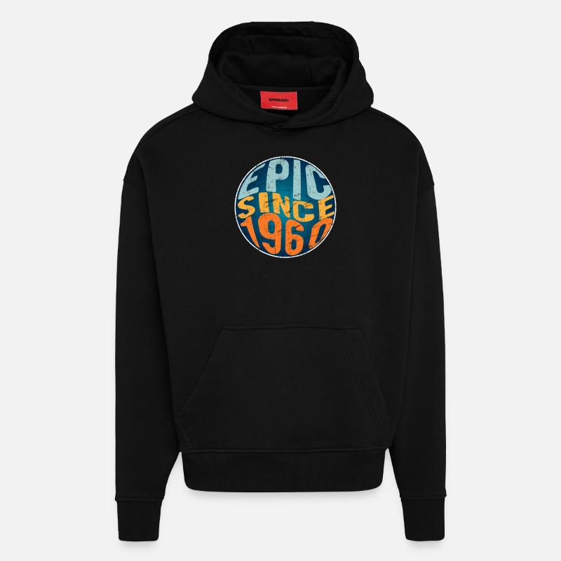 Episch Seit 1960 - Hoodie- made by SPREAD  - SOLID BLACK