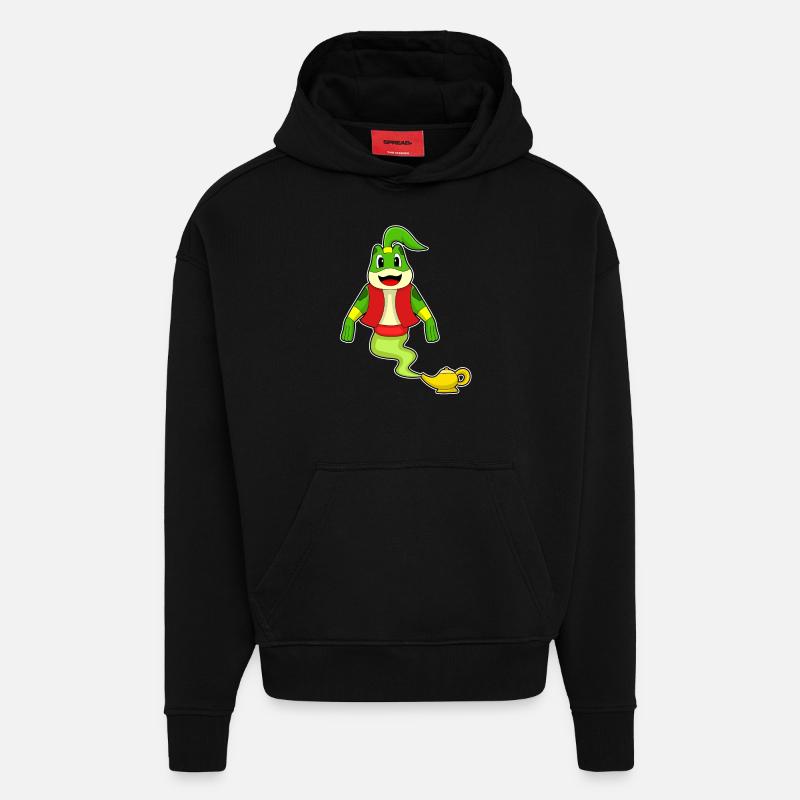 Frosch Flaschengeist - Hoodie- made by SPREAD  - SOLID BLACK