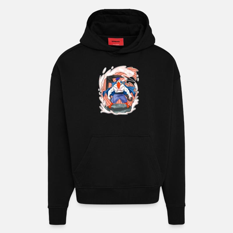 Möwe - Hoodie- made by SPREAD  - SOLID BLACK