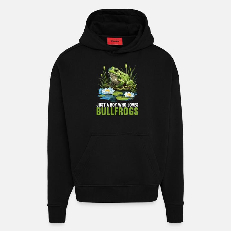 Ochsenfrösche Ochsenfrosch - Hoodie- made by SPREAD  - SOLID BLACK