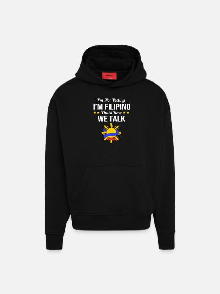Philippinisch Philippinen - Hoodie- made by SPREAD - SOLID BLACK