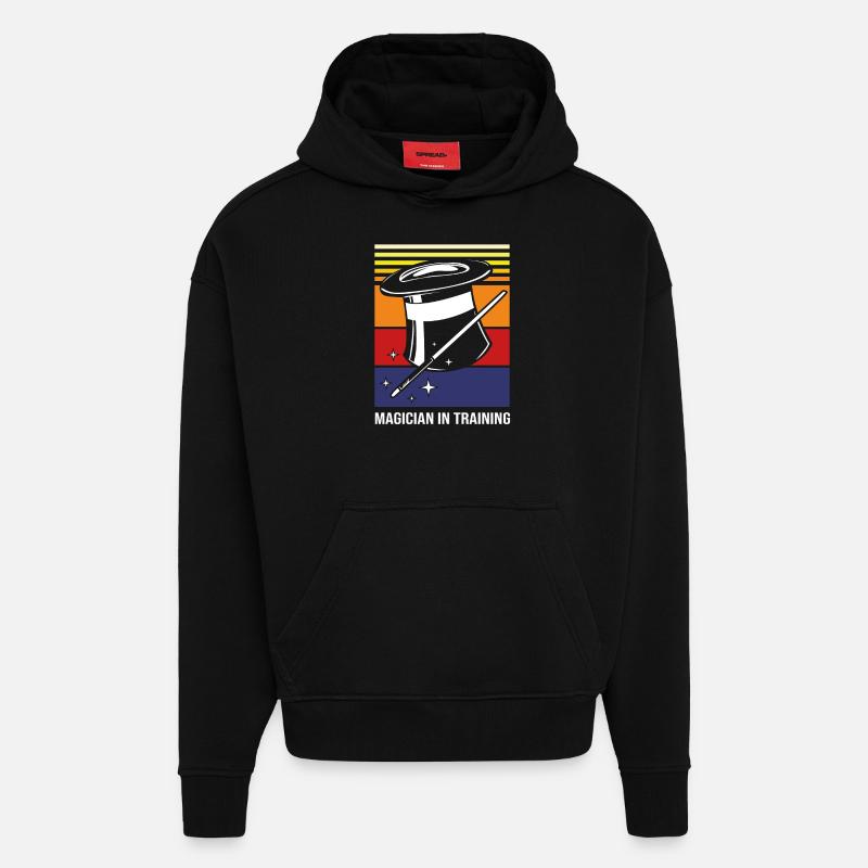 Zauberer - Hoodie- made by SPREAD  - SOLID BLACK