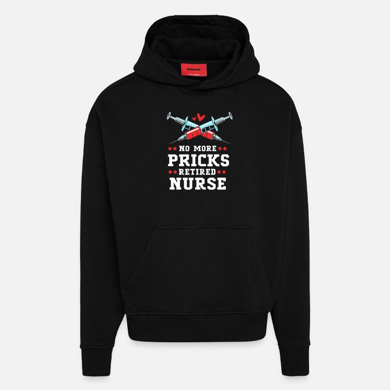 Krankenschwester Rente - Hoodie- made by SPREAD  - SOLID BLACK