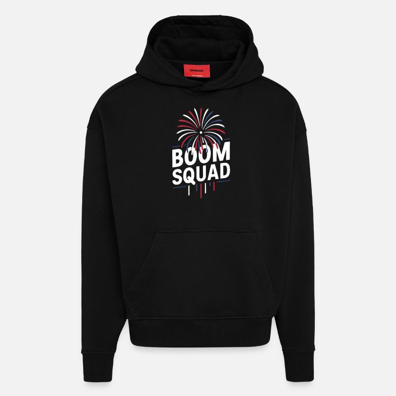 Pyrotechnics Fireworks Pyrotechnics - Hoodie- made by SPREAD  - SOLID BLACK