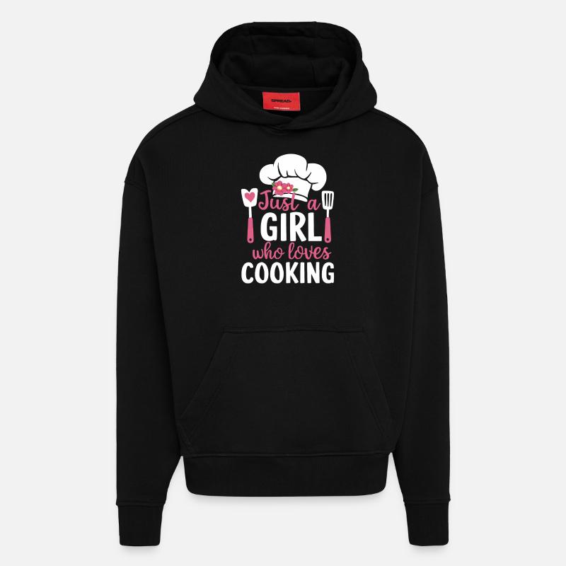 Chef Cooking Cheff Bäker - Hoodie- made by SPREAD  - SOLID BLACK