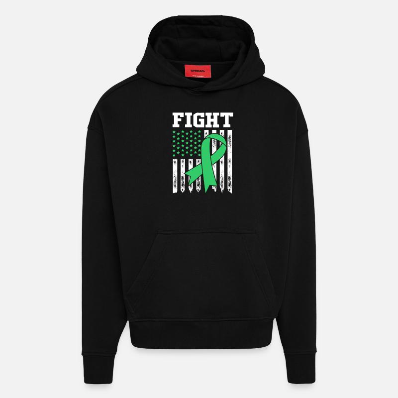 Lebererkrankung - Hoodie- made by SPREAD  - SOLID BLACK