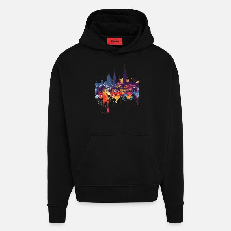 Graudenz - Hoodie- made by SPREAD - SOLID BLACK