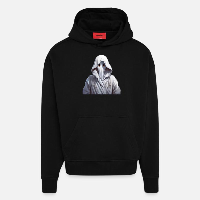 GEIST - Hoodie- made by SPREAD  - SOLID BLACK