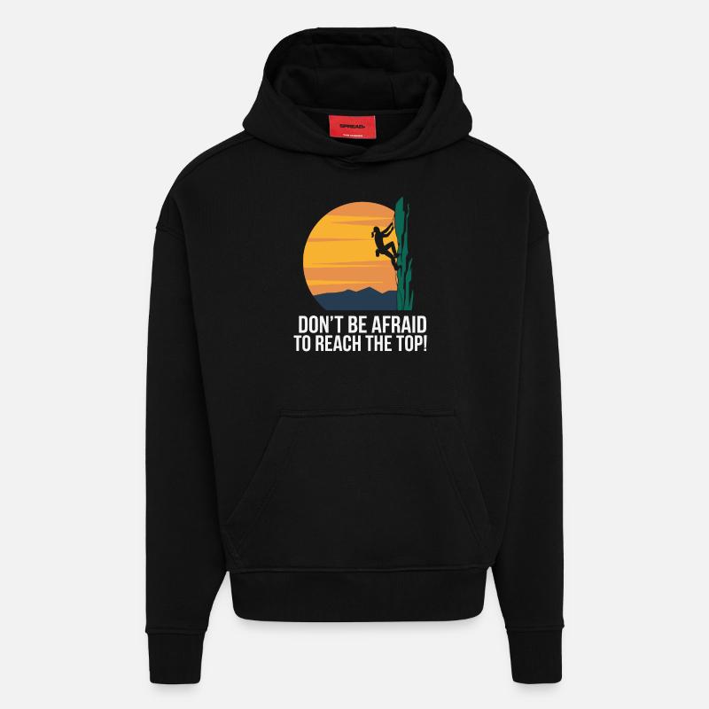 KLETTERN - Hoodie- made by SPREAD  - SOLID BLACK