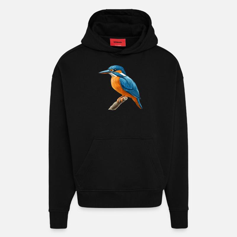 Eisvögel Eisvogel - Hoodie- made by SPREAD  - SOLID BLACK