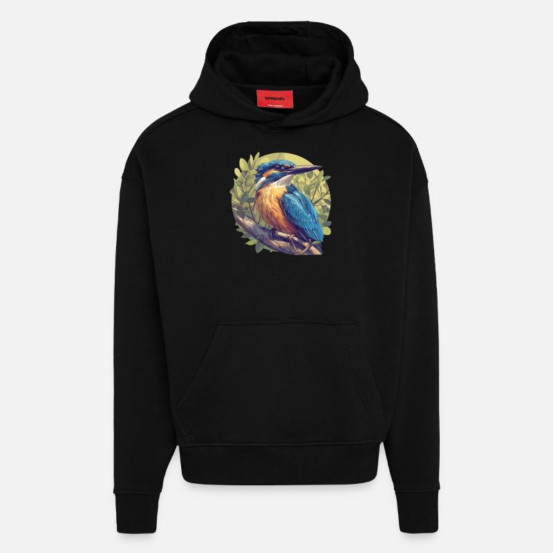 Eisvögel Eisvogel - Hoodie- made by SPREAD  - SOLID BLACK