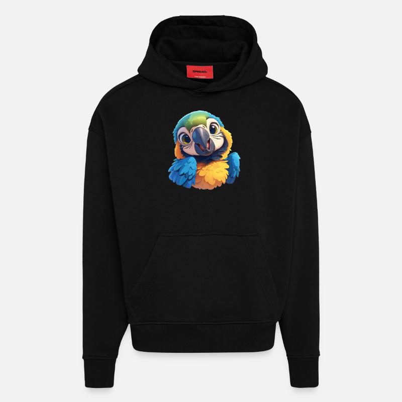 Aras Ara - Hoodie- made by SPREAD  - SOLID BLACK
