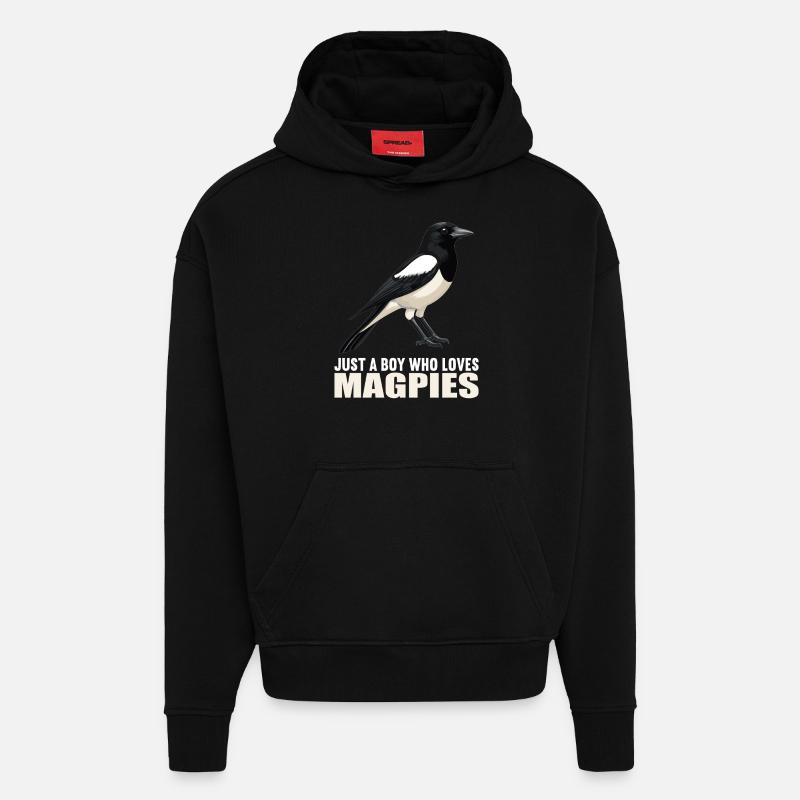 Pies Pie - Sweat à capuche bio épais oversize fabriqué en UE - SOLID BLACK