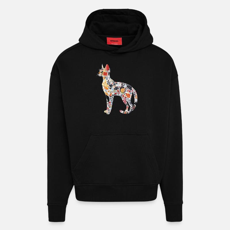 Savanne - Hoodie- made by SPREAD  - SOLID BLACK
