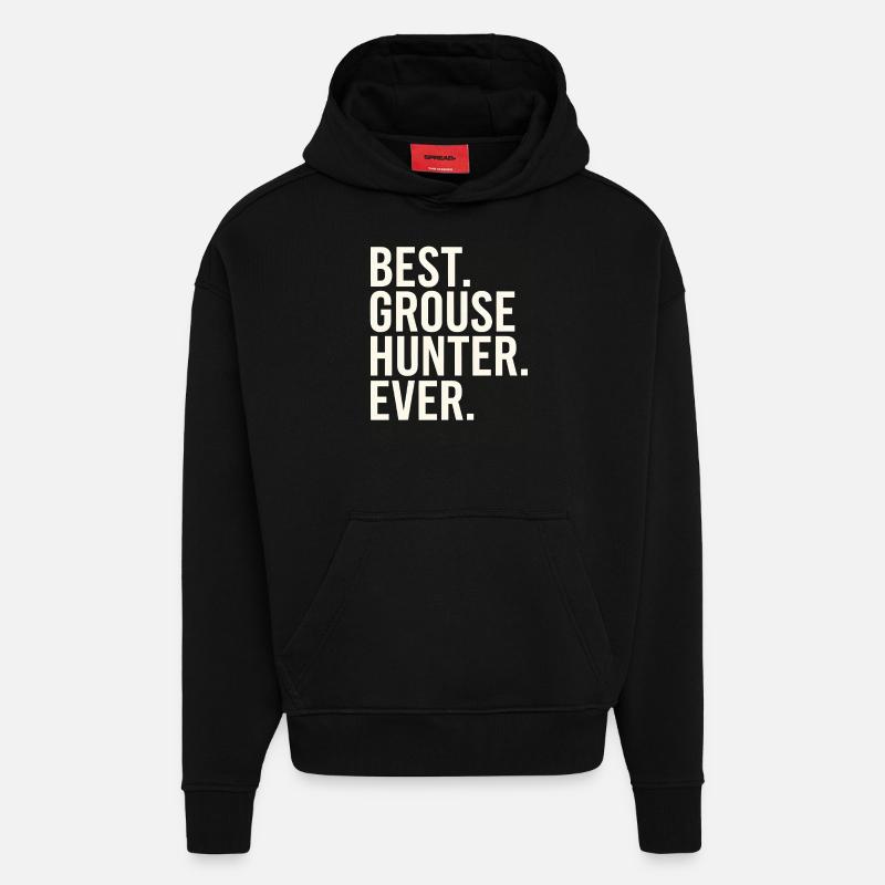 Auerhahn - Hoodie- made by SPREAD  - SOLID BLACK
