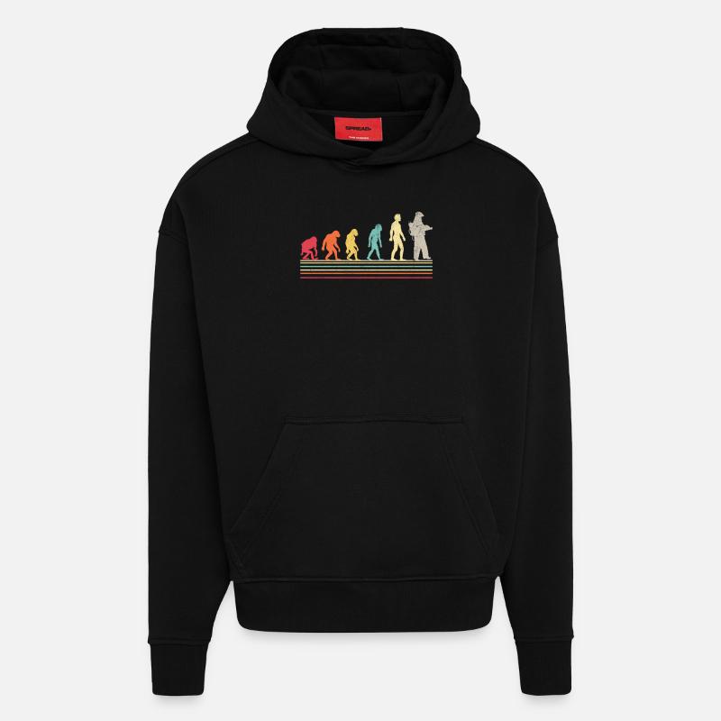 Evolution Firefighters Firefighters players - Hoodie- made by SPREAD  - SOLID BLACK
