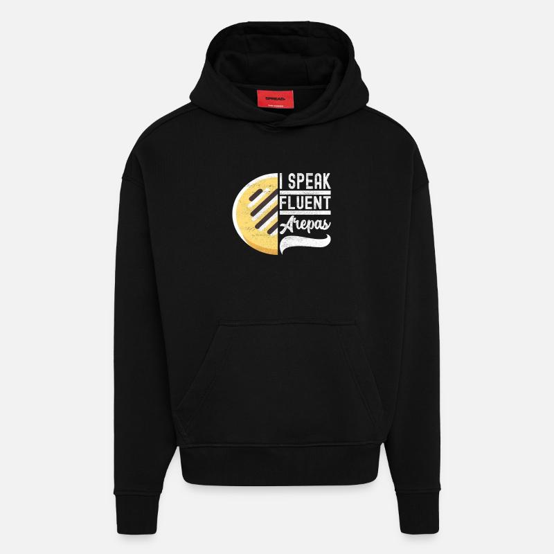 Venezolanische Arepas - Hoodie- made by SPREAD - SOLID BLACK