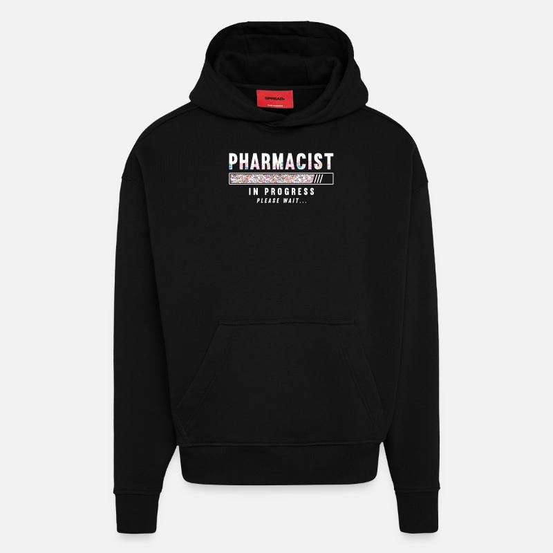 Pharmacy Tech Technician - Hoodie- made by SPREAD  - SOLID BLACK