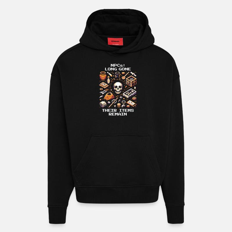Disappeared Cultures | Archaeology Artifacts - Hoodie- made by SPREAD  - SOLID BLACK