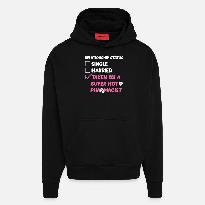 Pharmacy Tech Technician - Hoodie- made by SPREAD - SOLID BLACK