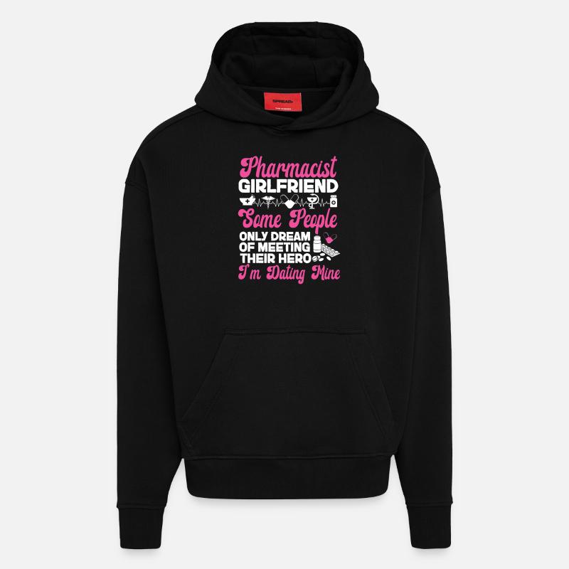Pharmacy Tech Technician - Hoodie- made by SPREAD  - SOLID BLACK