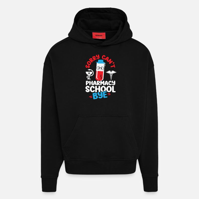 Pharmacy Tech Technician - Hoodie- made by SPREAD  - SOLID BLACK