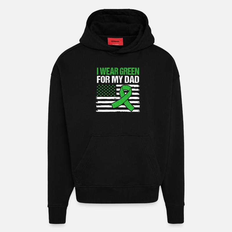 Lebererkrankung - Hoodie- made by SPREAD - SOLID BLACK