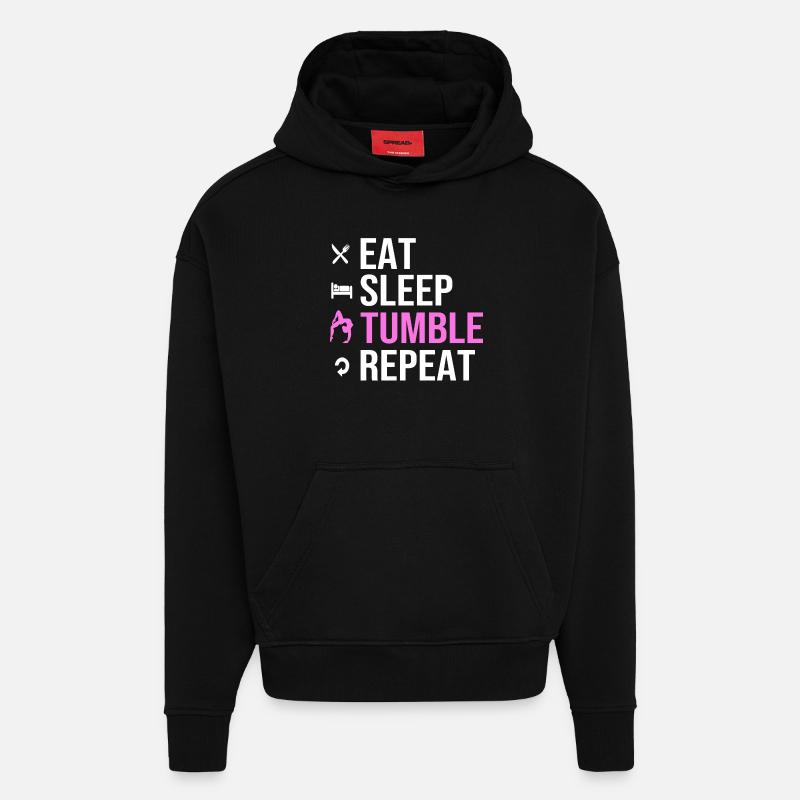 Turner - Hoodie- made by SPREAD  - SOLID BLACK