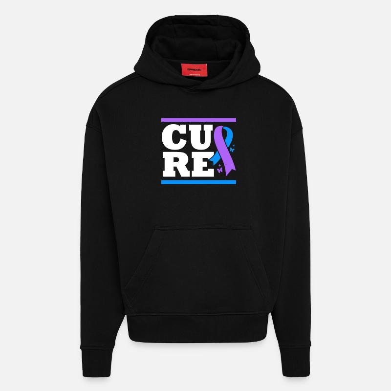 Rheumatism Arthritis - Hoodie- made by SPREAD  - SOLID BLACK
