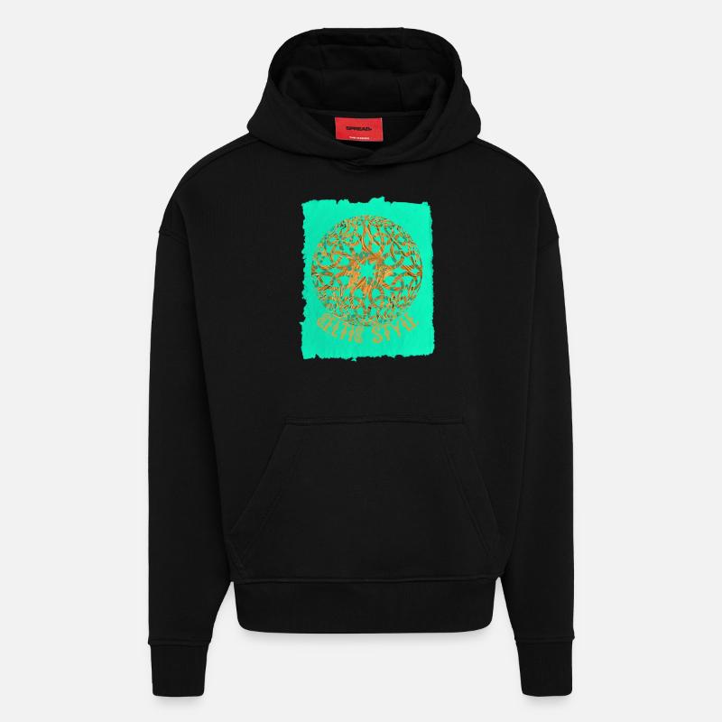 Celtic knot 18 E 95 - Hoodie- made by SPREAD  - SOLID BLACK