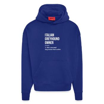 Windhund - Hoodie- made by SPREAD  - Iconic Blue - Vorne