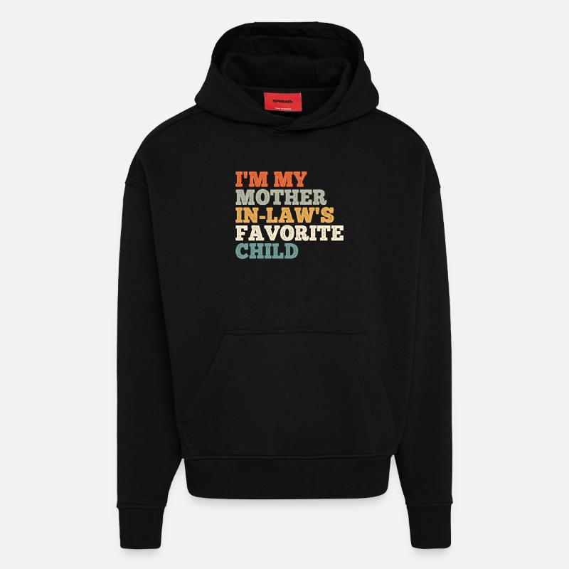 Das Lieblingskind der Stiefmutter - Hoodie- made by SPREAD - SOLID BLACK