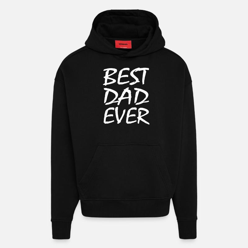 Bester vater - Hoodie- made by SPREAD  - SOLID BLACK