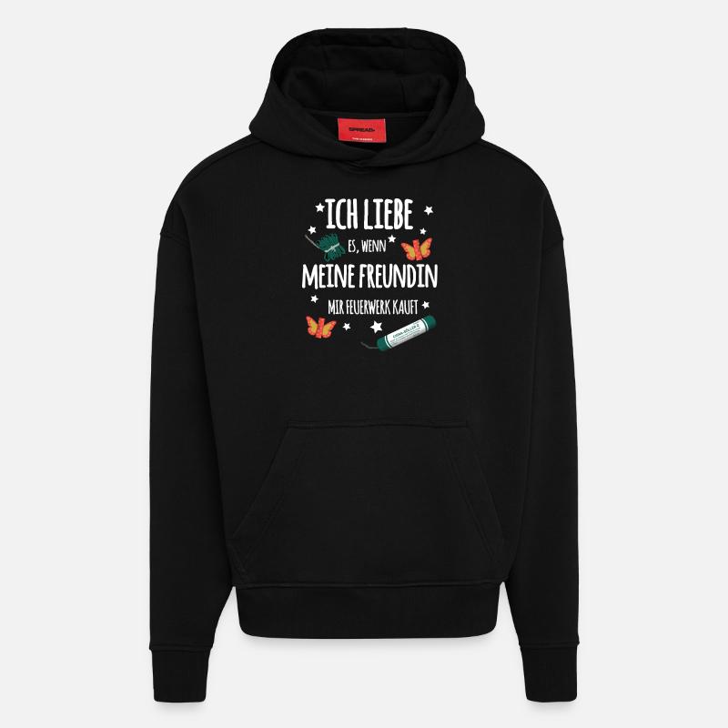 Pyro Partnerschaft - Hoodie- made by SPREAD  - SOLID BLACK