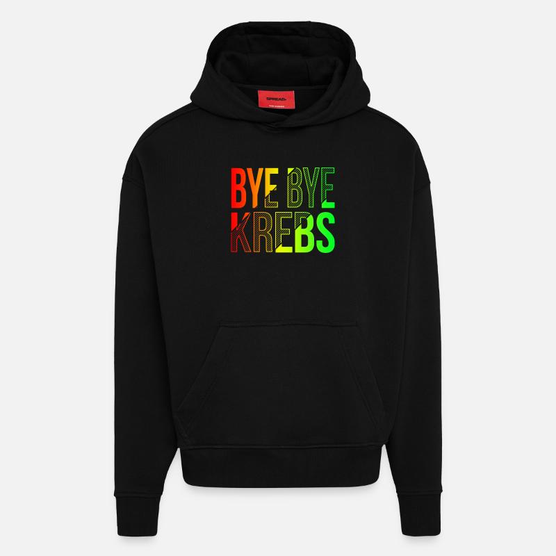 Bye Bye Kreps Regenbogen Design - Hoodie- made by SPREAD  - SOLID BLACK