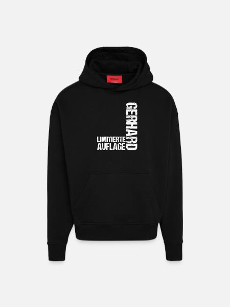 Gerhard - Hoodie- made by SPREAD - SOLID BLACK