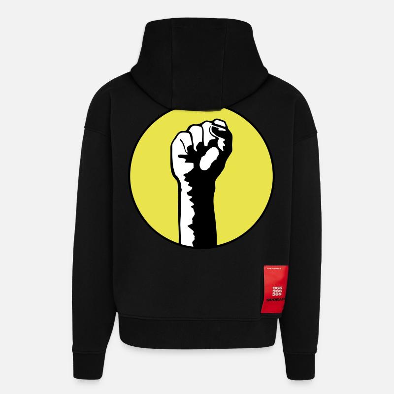 faust - Hoodie- made by SPREAD  - SOLID BLACK