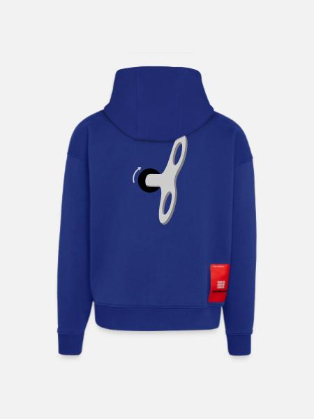 Humans are a machine - Hoodie- made by SPREAD  - SOLID BLACK