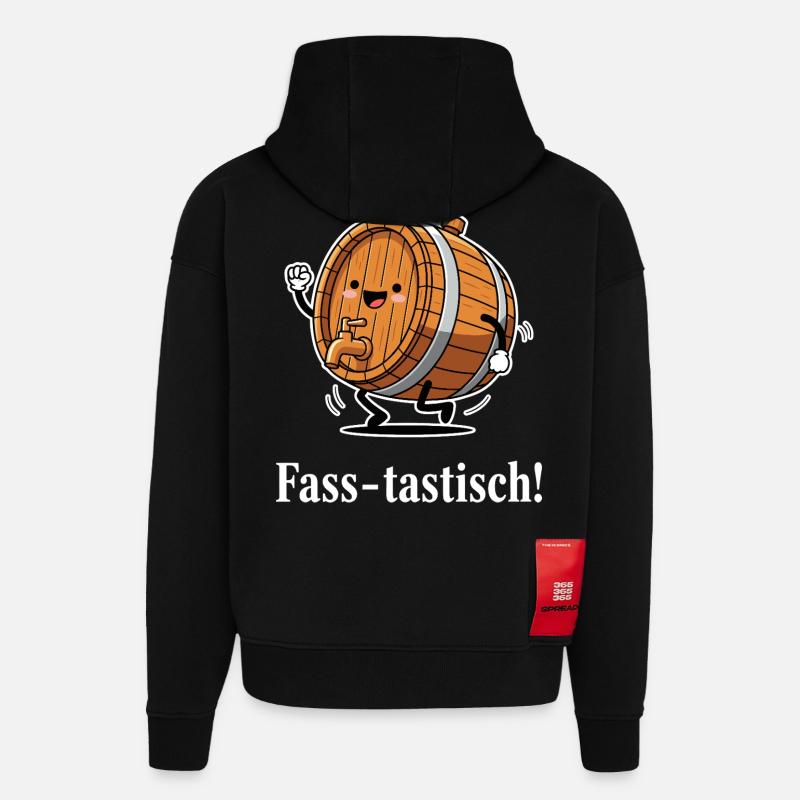 Fass-tastisch ! - Hoodie- made by SPREAD  - SOLID BLACK
