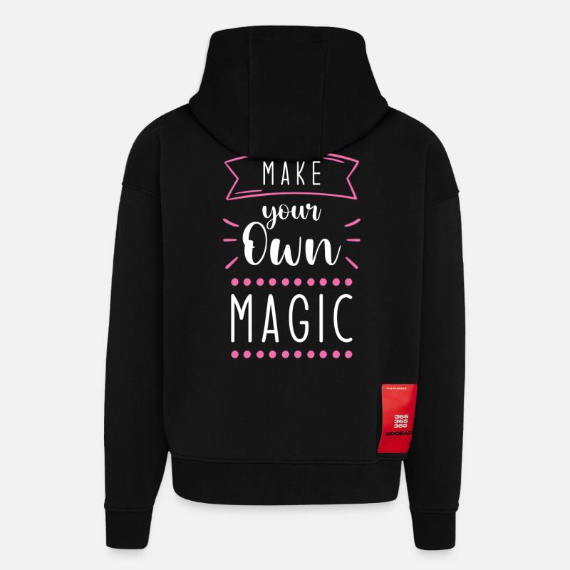 Magic spell Magic spell - Hoodie- made by SPREAD  - SOLID BLACK