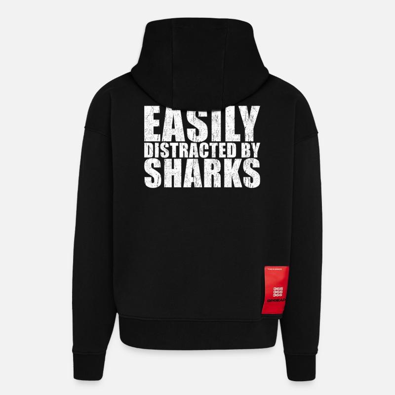 Hai Spruch - Hoodie- made by SPREAD  - SOLID BLACK