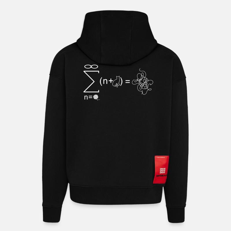 Stringtheorie Physiker Physik Geschenk - Hoodie- made by SPREAD - SOLID BLACK