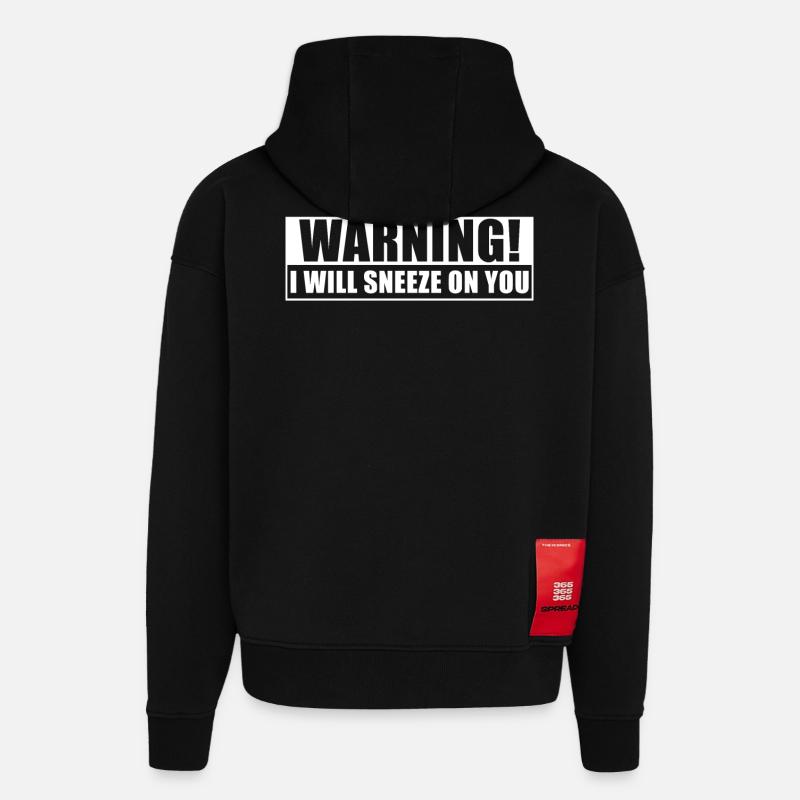 Niesen - Hoodie- made by SPREAD  - SOLID BLACK
